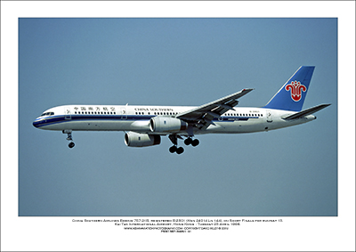 B-2801 - China Southern Airlines Boeing 757-21B  (Msn 24014 Ln 144) - 01