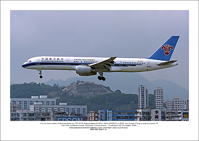 B-2817 - China Southern Airlines Boeing 757-21B  (Msn 25258 Ln 384) - 01