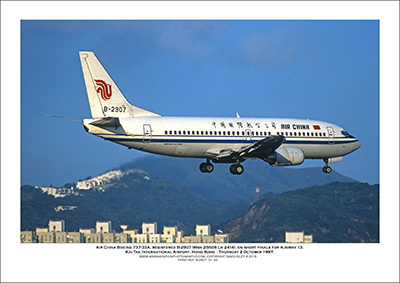 B-2907 - Air China Boeing 737-33A  (Msn 25508 Ln 2414) - 01