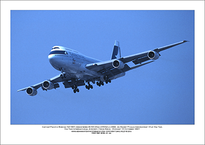 B-HIK- Cathay Pacific Boeing 747-367  (Msn 23534 Ln 659) - 01