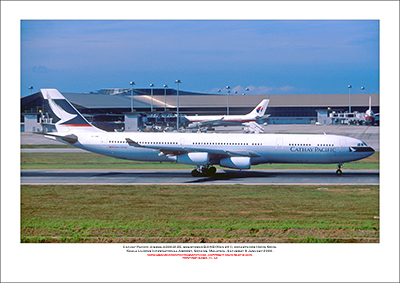B-HMZ - Cathay Pacific Airbus A340-313X  (Msn 201) - 01