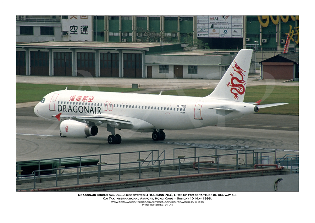 B-HSE - Dragonair Airbus A320-232  (Msn 784) - 01