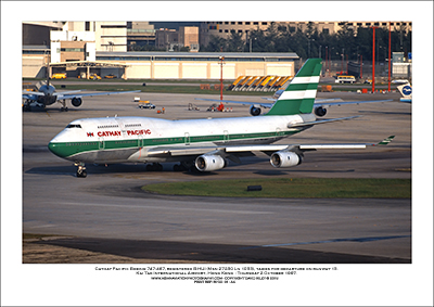 B-HUI - Cathay Pacific Boeing 747-467  (Msn 27230 Ln 1033) - 01