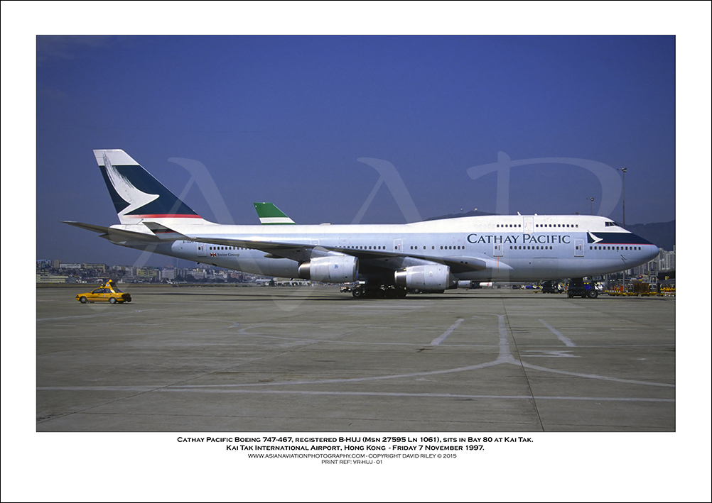 B-HUJ - Cathay Pacific Boeing 747-467  (Msn 27595 Ln 1061) - 01