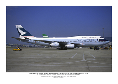 B-HUJ - Cathay Pacific Boeing 747-467  (Msn 27595 Ln 1061) - 01