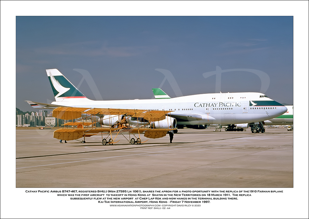 B-HUJ - Cathay Pacific Boeing 747-467  (Msn 27595 Ln 1061) - 02