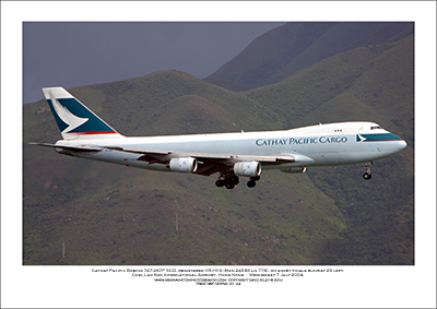 B-HVX - Cathay Pacific Boeing 747-267F SCD  (Msn 24568 Ln 776) - 01