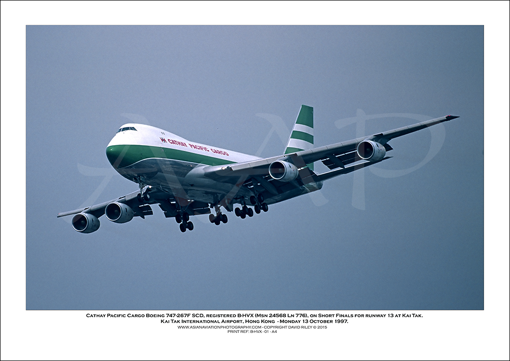 B-HVX - Cathay Pacific Boeing 747-267F SCD  (Msn 24568 Ln 776) - 02
