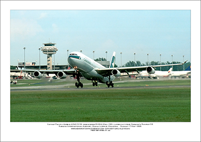 B-HXA - Cathay Pacific Airbus A340-313X  (Msn 136) - 01