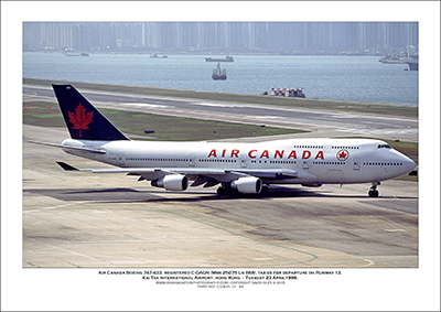 C-GAGN - Air Canada Boeing 747-433  (Msn 25075 Ln 868) - 01