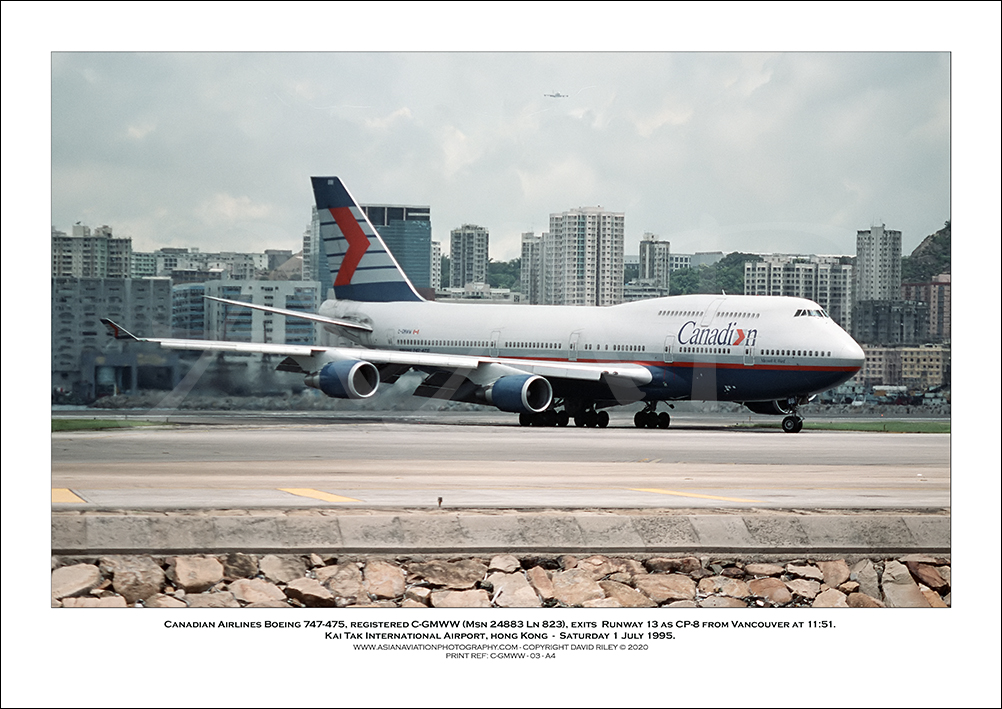 C-GMWW - Canadian Airlines Boeing 747-475  (Msn 24883 Ln 823) - 03