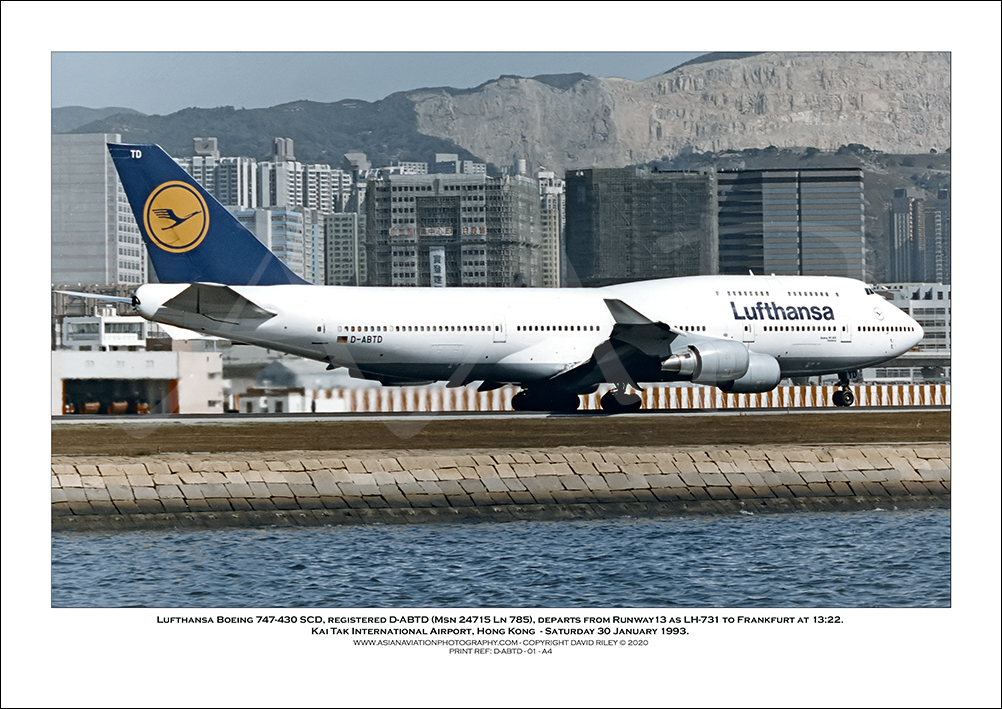 D-ABTD - Lufthansa  Boeing 747-430 SCD (Msn 24715 Ln 785) - 01