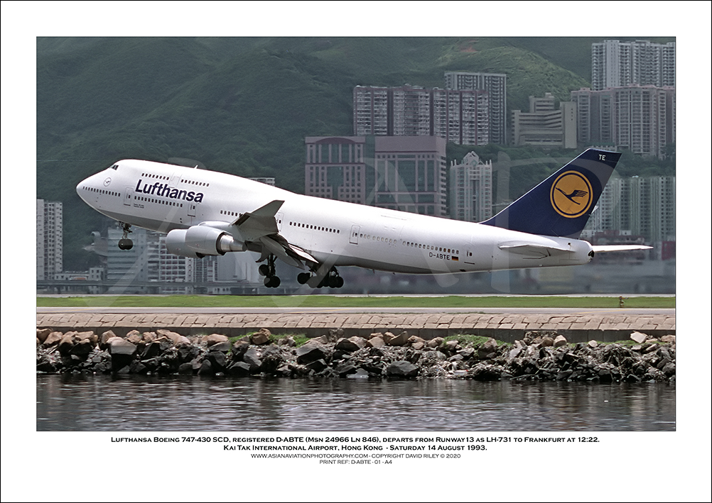 D-ABTE - Lufthansa  Boeing 747-430 SCD (Msn 24966 Ln 846)- 01