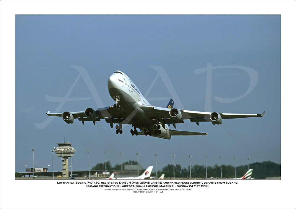 D-ABVH - Lufthansa  Boeing 747-430  (Msn 25045 Ln 845) - 01