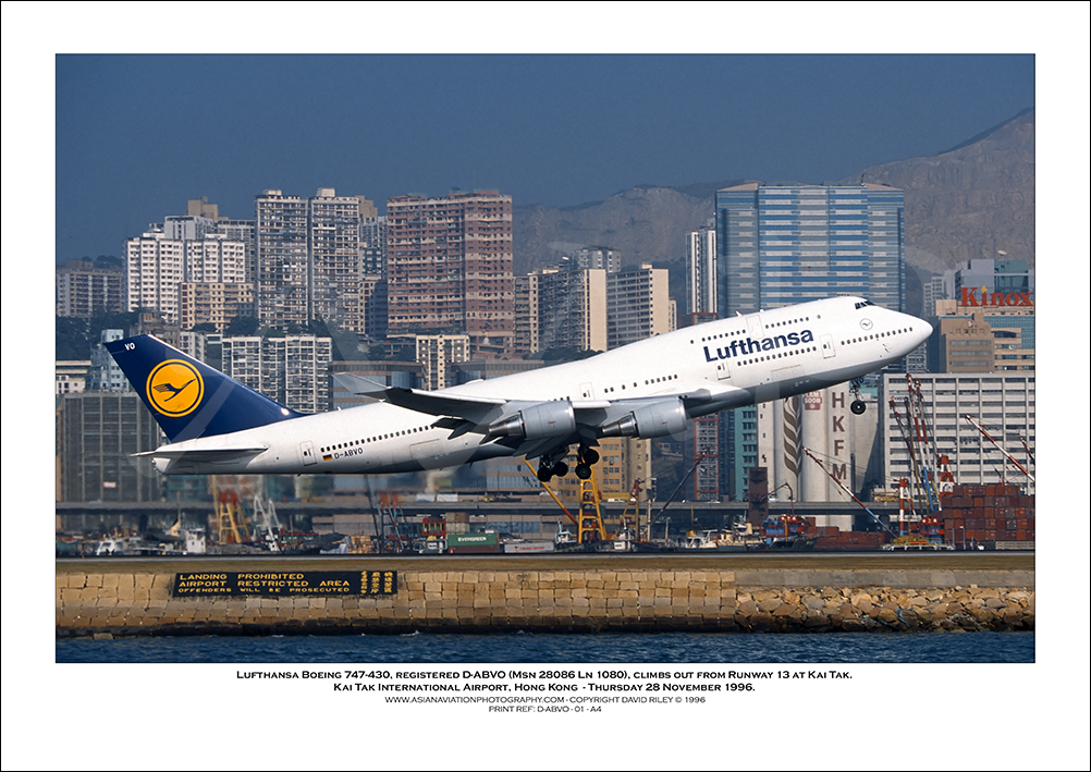 D-ABVO - Lufthansa  Boeing 747-430  (Msn 25045 Ln 845) - 01
