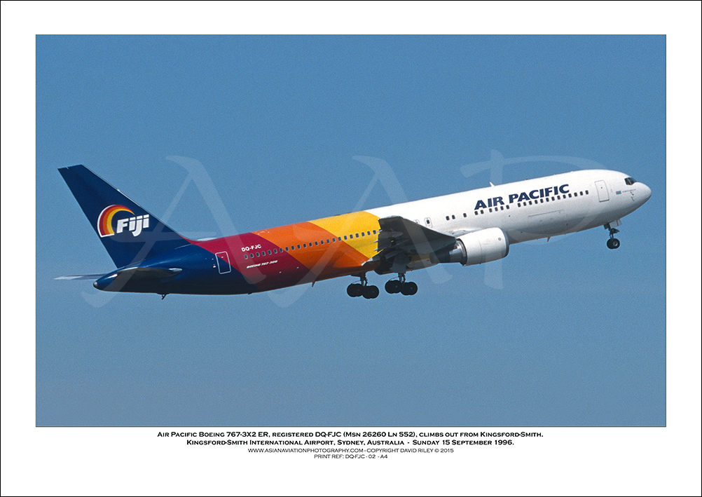 DQ-FJC - Air Pacific Boeing 767-3X2 ER  (Msn 26260 Ln 552) - 02