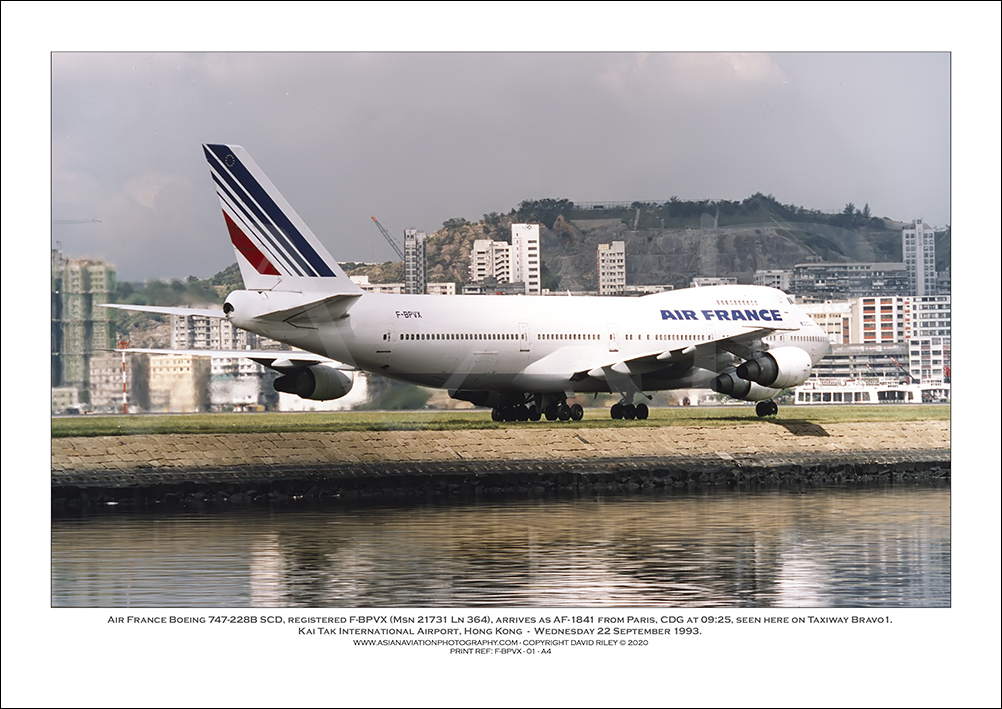 F-BPVX - Air France Boeing 747-228B SCD  (Msn 21731 Ln 3645) - 01
