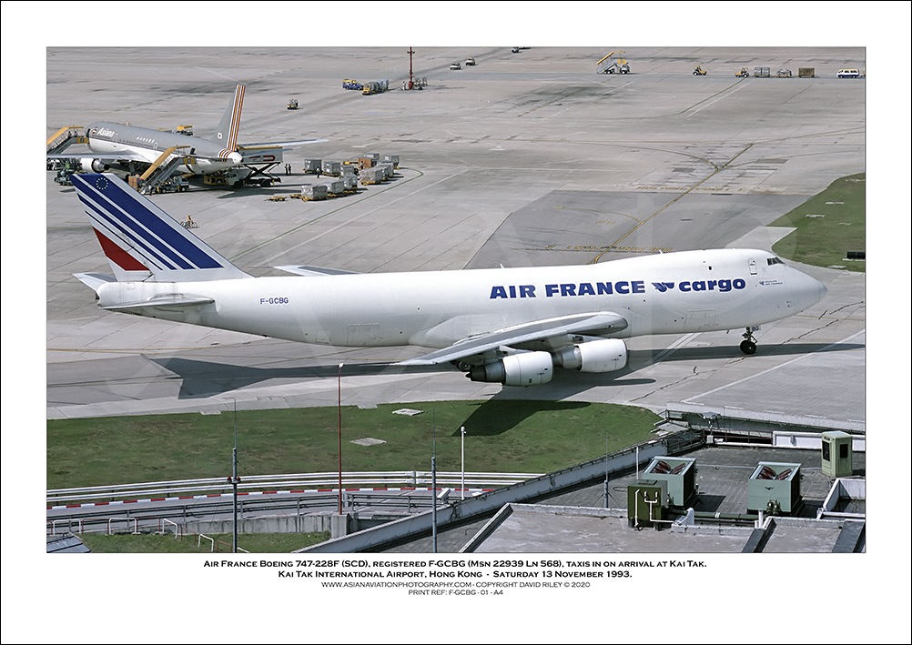 F-GCBG - Air France Cargo Boeing 747-228F (SCD)  (Msn  22939 Ln 568) - 01