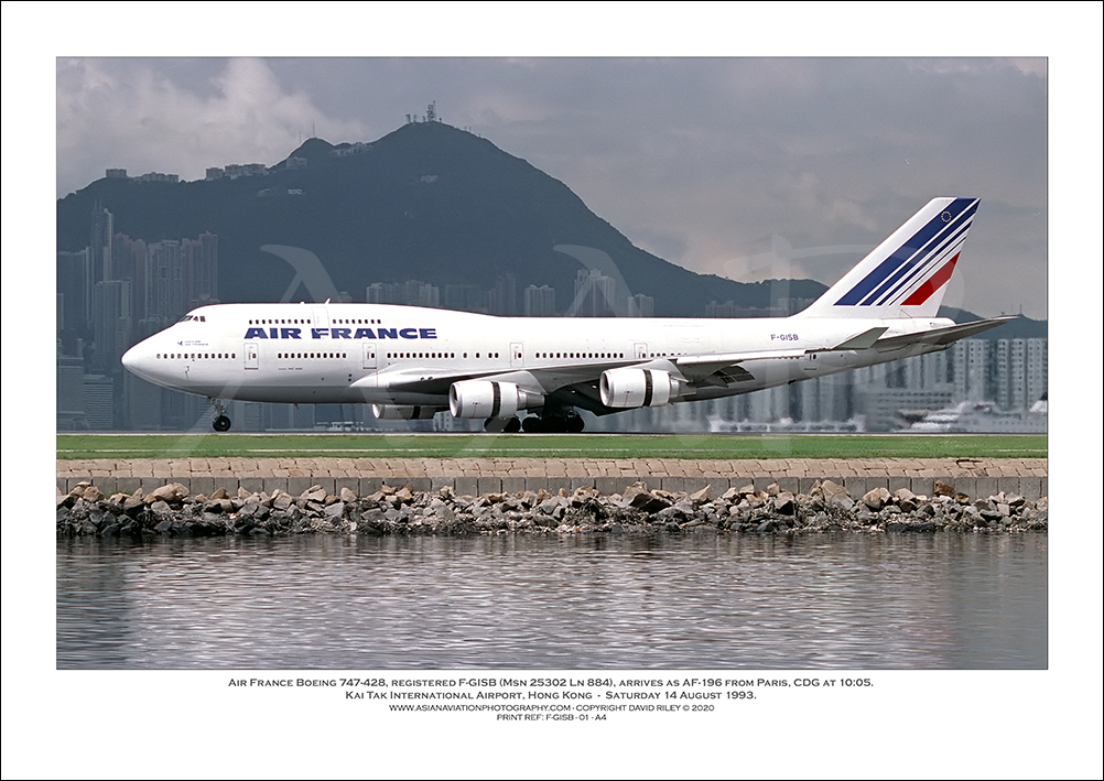 F-GISB - Air France Boeing 747-428  (Msn 25302 Ln 884)- 01