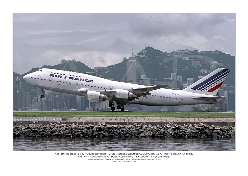 F-GISB - Air France Boeing 747-428  (Msn 25302 Ln 884)- 02
