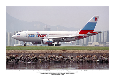 F-OGQQ - Aeroflot - Russian International Airlines Airbus A310-308 ET  (Msn 592) - 01