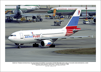 F-OGQR - Aeroflot - Russian International Airlines Airbus A310-308 ET  (Msn 593) - 03