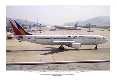 F-OHPC - Philippine Airlines Airbus A300B4-203  (Msn 304) - 01