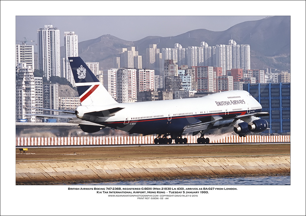 G-BDXI - British Airways Boeing 747-236B  (Msn 21830 Ln 430) - 02