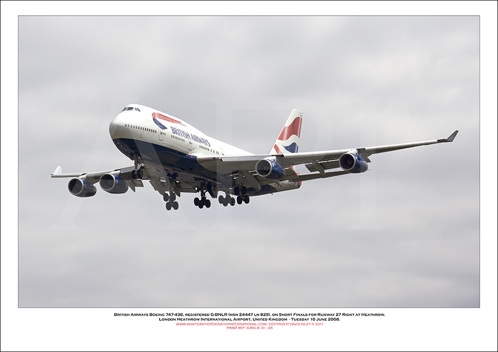 G-BNLR - British Airways Boeing 747-436  (Msn 24447 Ln 829) - 01