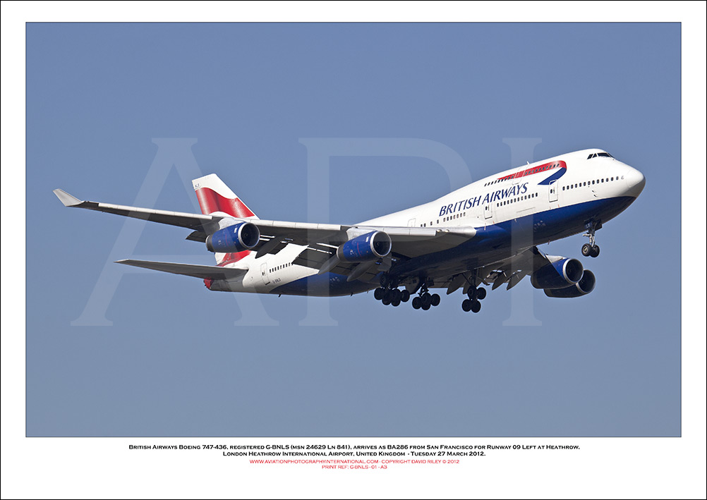 G-BNLS - British Airways Boeing 747-436  (Msn 24629 Ln 481) - 01