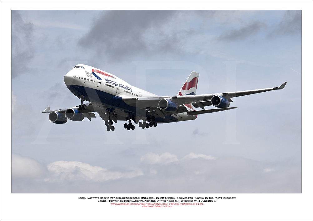 G-BNLZ - British Asia Airways Boeing 747-436  (Msn 27091 Ln 964) - 02