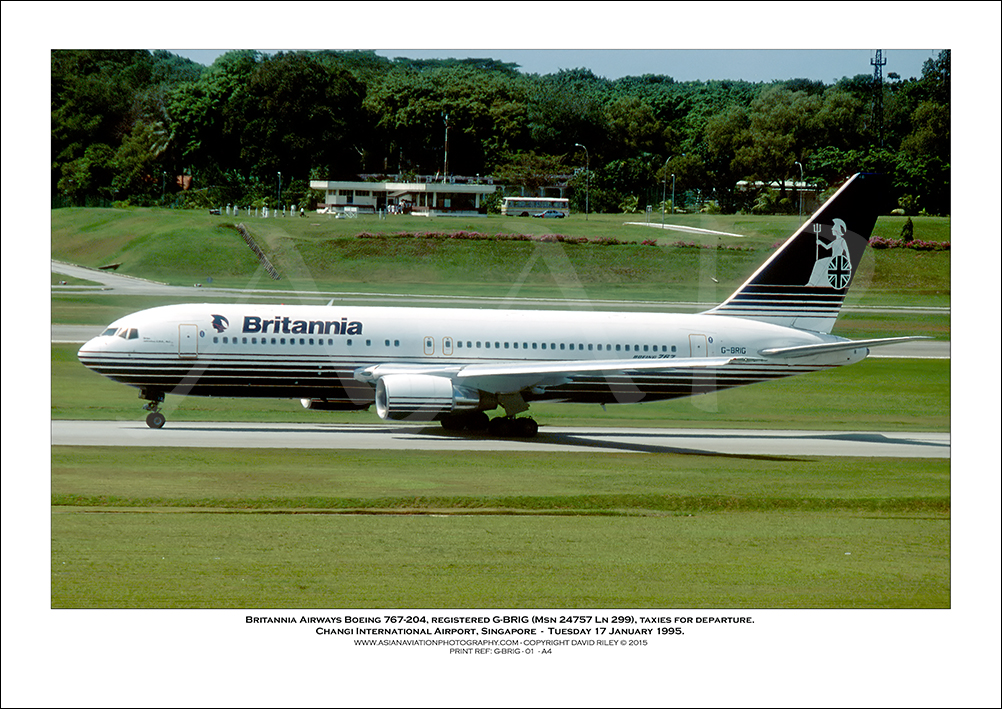 G-BRIG - Britannia Airways Boeing 767-204  (Msn 24757 Ln 299) - 01