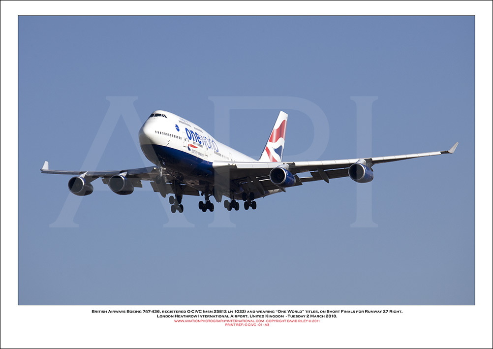 G-CIVC - British Airways Boeing 747-436  (Msn 25812 Ln 1022) - 01