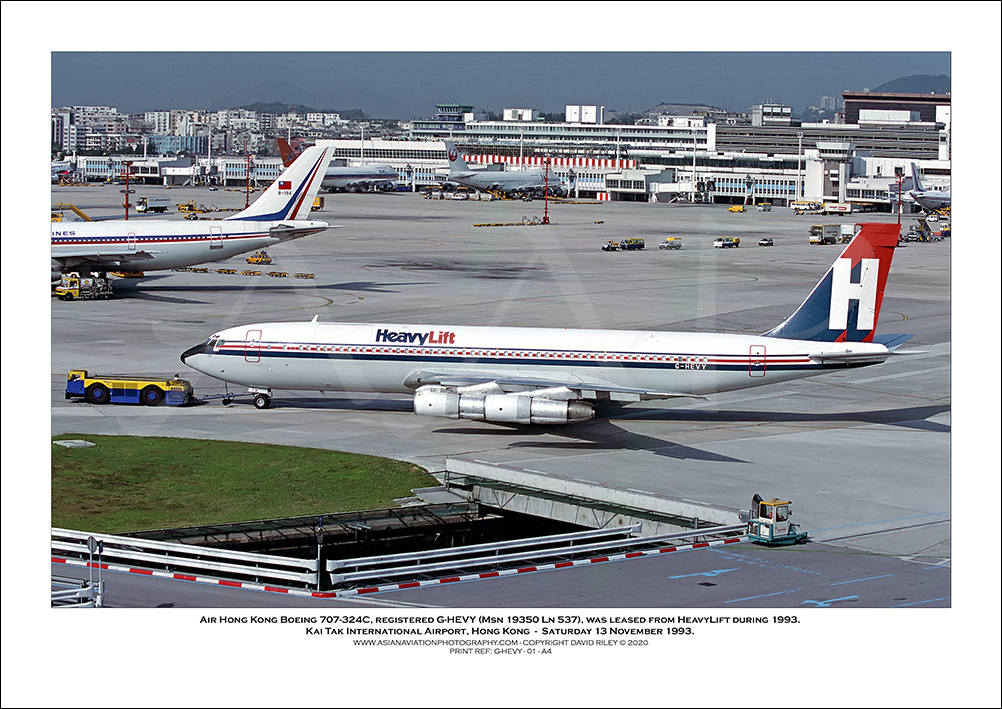 G-HEVY - Air Hong Kong Boeing 707-324C  (Msn 19350 Ln 537) - 01