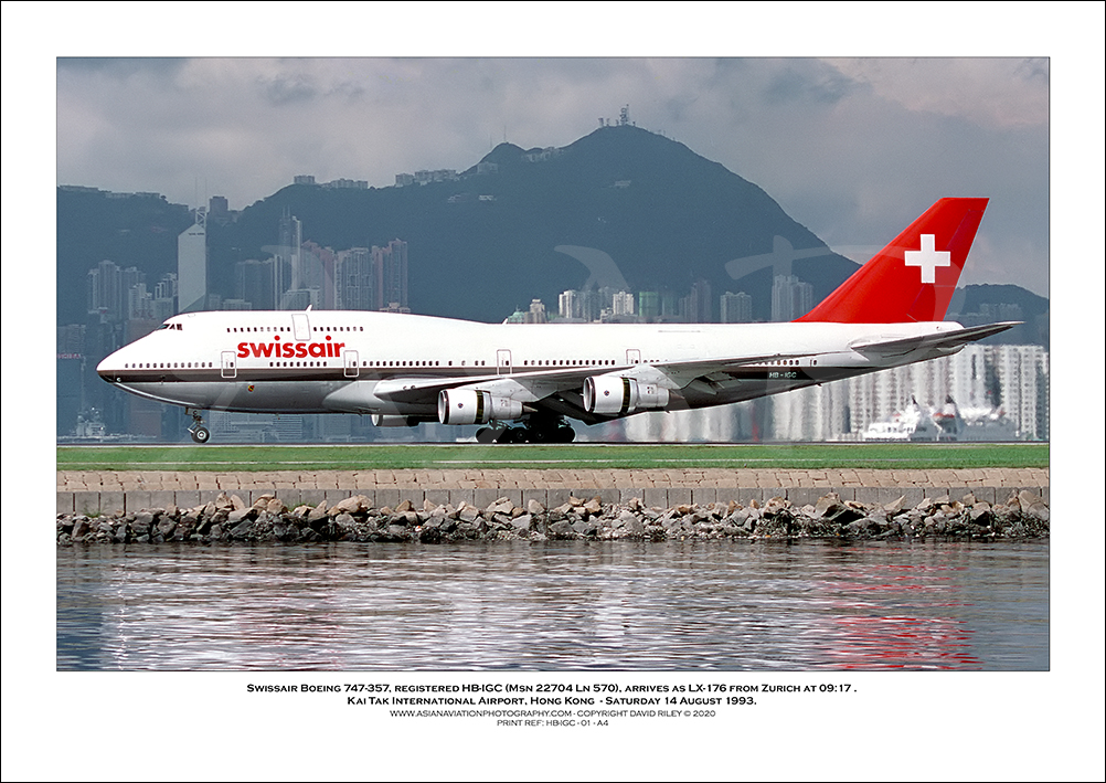 HB-IGC - Swissair Boeing 747-357  (Msn 22704 Ln 570)- 01