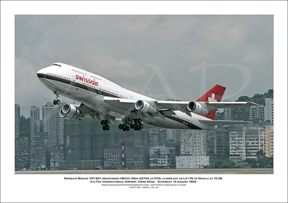 HB-IGC - Swissair Boeing 747-357  (Msn 22704 Ln 570)- 02