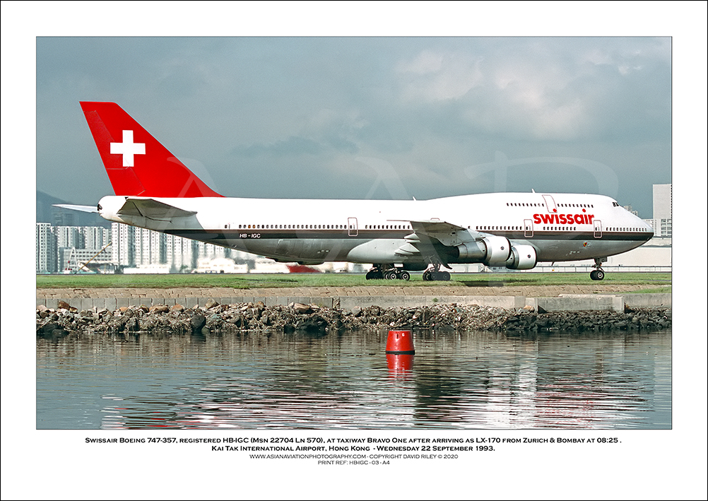 HB-IGC - Swissair Boeing 747-357  (Msn 22704 Ln 570)- 03