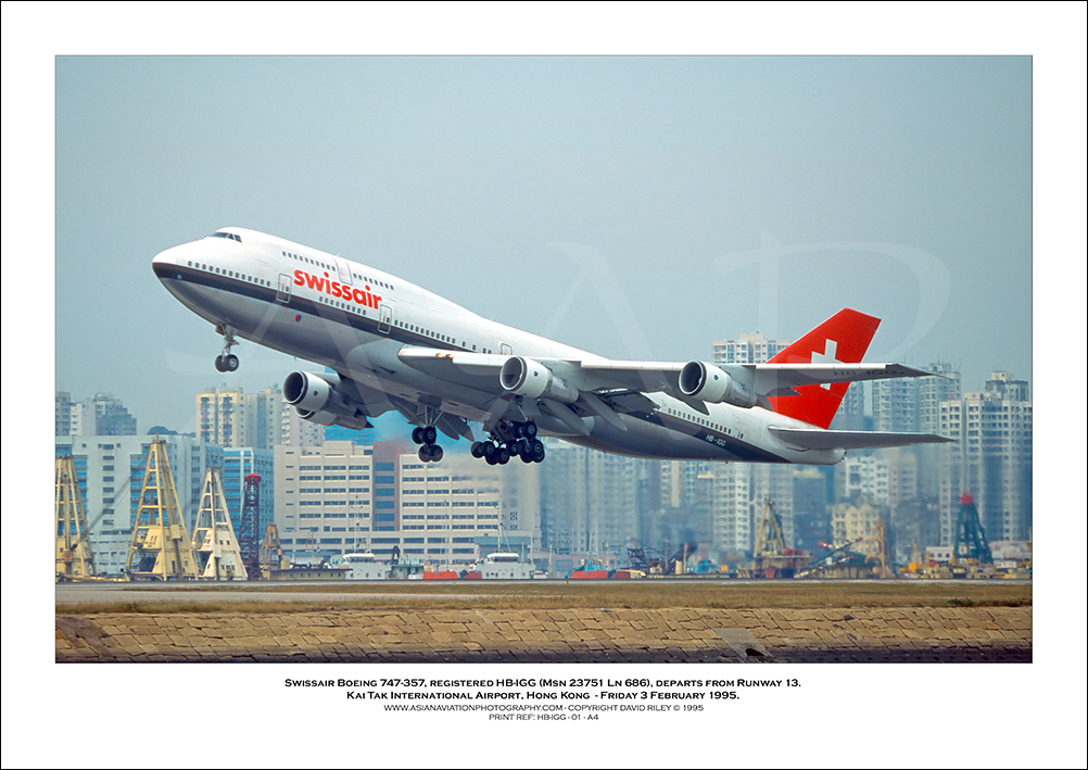 HB-IGG - Swissair Boeing 747-357  (Msn 23751 Ln 686) - 01