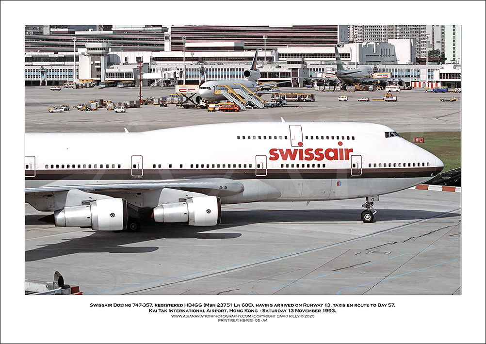 HB-IGG - Swissair Boeing 747-357  (Msn 23751 Ln 686) - 02
