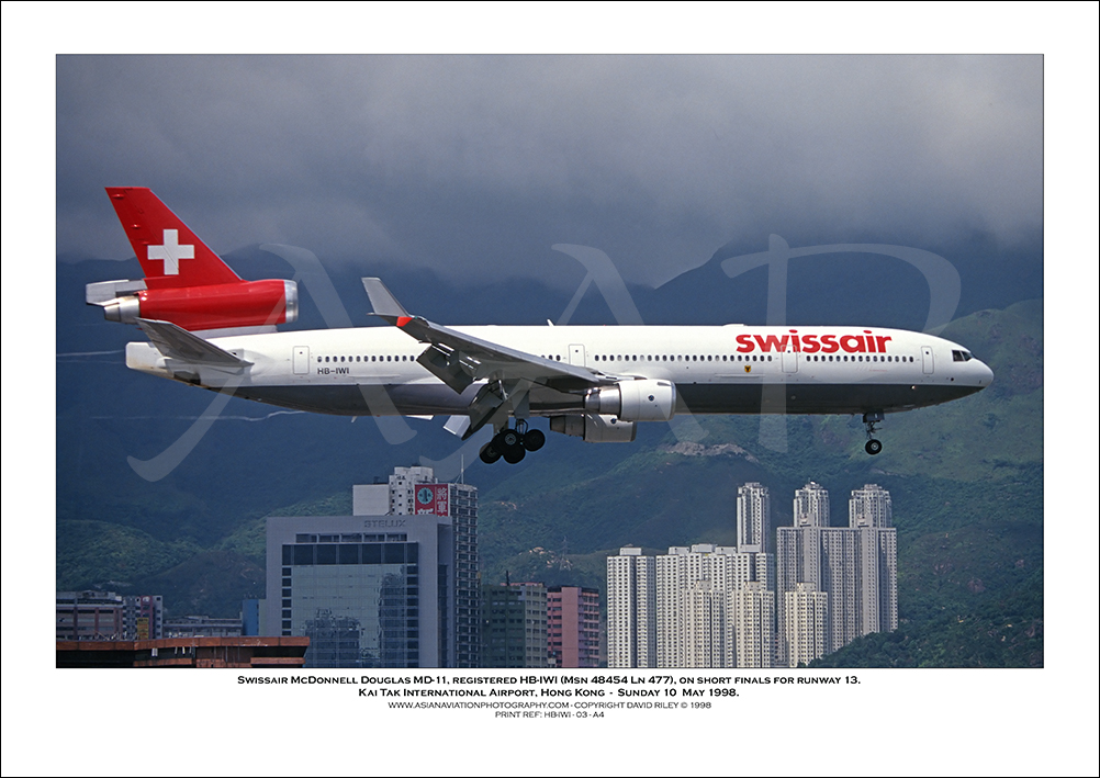 HB-IWI - Swissair McDonnell Douglas MD-11  (Msn 48454 Ln 477) - 03