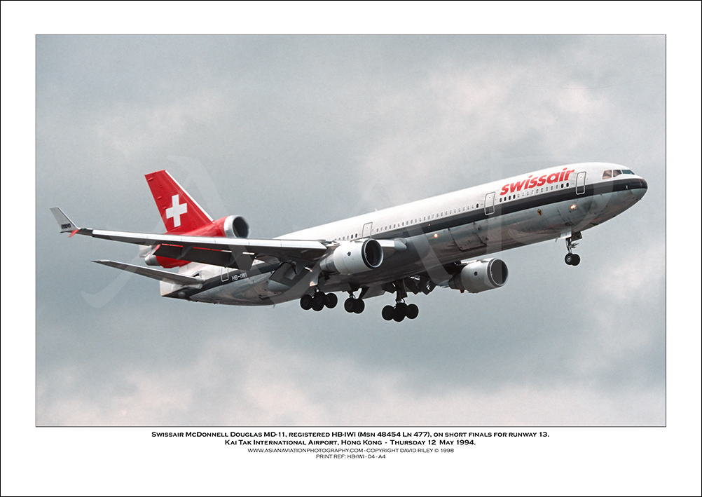 HB-IWI - Swissair McDonnell Douglas MD-11  (Msn 48454 Ln 477) - 04