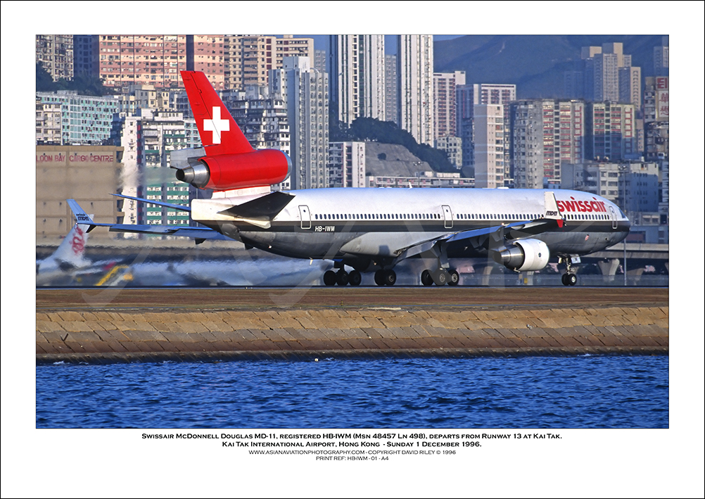 HB-IWM - Swissair McDonnell Douglas MD-11  (Msn 48457 Ln 498) - 01
