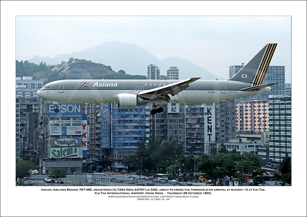 HL7263 - Asiana Airlines Boeing  767-38E  (Msn 24797 Ln 328) - 01