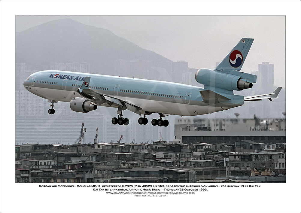 HL7375 - Korean Air Cargo McDonnell Douglas MD-11 (Msn 48523 Ln 516) - 01
