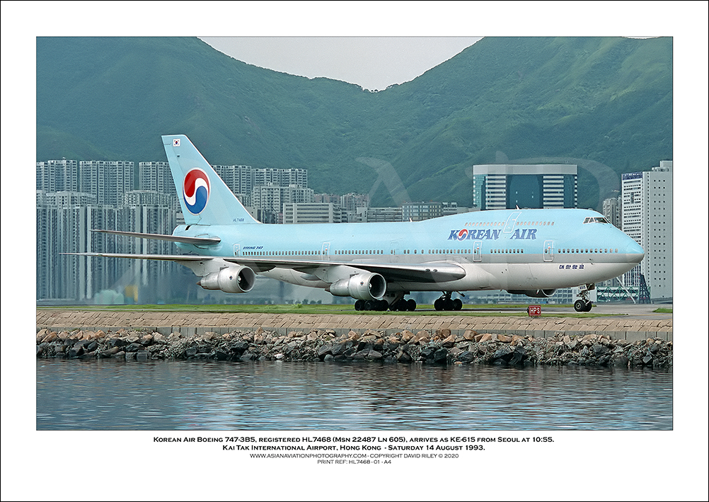 HL7468 - Korean Air Boeing 747-3B5  (Msn 22487 Ln 605)- 01