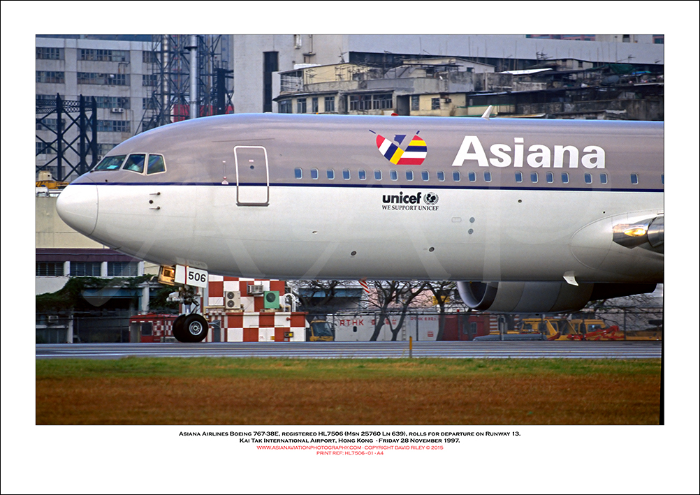 HL7506 - Asiana Airlines Boeing 767-38E  (Msn 25760 Ln 639) - 01