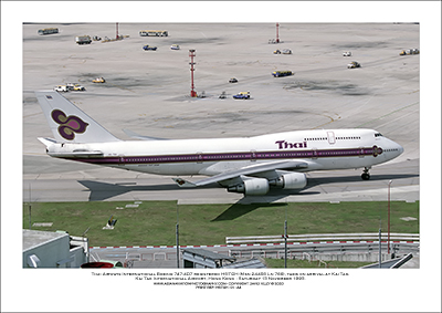 HS-TGH - Thai Airways International Boeing 747-4D7  (Msn 24458 Ln 769) - 01