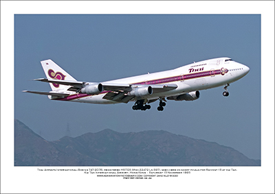 HS-TGS- Thai Airways International  Boeing 747-2D7B  (Msn 22472 Ln 597) - 02