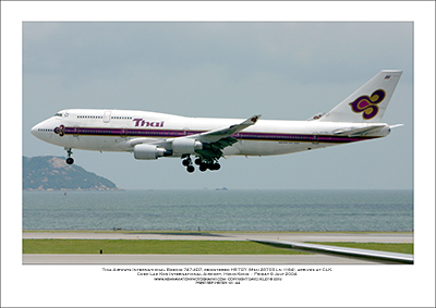 HS-TGY - Thai Airways International Boeing 747-4D7  (Msn 28705 Ln 1164) - 01