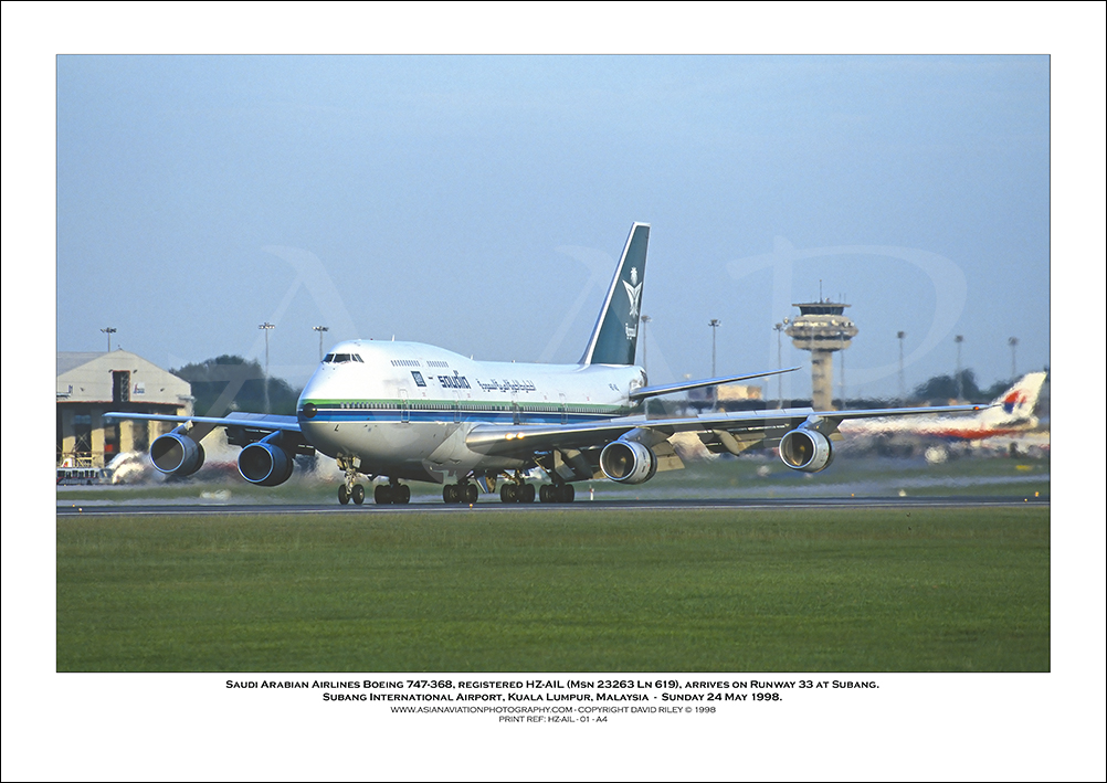 HZ-AIL - Saudi Arabian Airlines Boeing 747-368  (Msn 23263 Ln 619) - 01